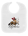 Sagittarius Color Illustration Baby Bib