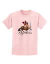 Sagittarius Color Illustration Childrens T-Shirt-Childrens T-Shirt-TooLoud-PalePink-X-Small-Davson Sales