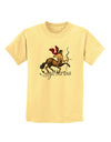 Sagittarius Color Illustration Childrens T-Shirt-Childrens T-Shirt-TooLoud-Daffodil-Yellow-X-Small-Davson Sales