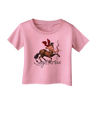 Sagittarius Color Illustration Infant T-Shirt-Infant T-Shirt-TooLoud-Candy-Pink-06-Months-Davson Sales