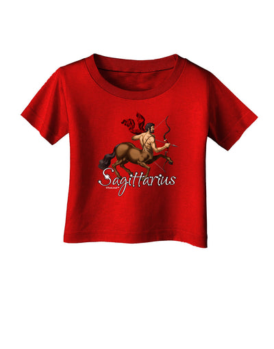 Sagittarius Color Illustration Infant T-Shirt Dark-Infant T-Shirt-TooLoud-Red-06-Months-Davson Sales