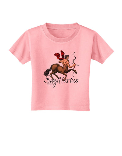 Sagittarius Color Illustration Toddler T-Shirt-Toddler T-Shirt-TooLoud-Candy-Pink-2T-Davson Sales