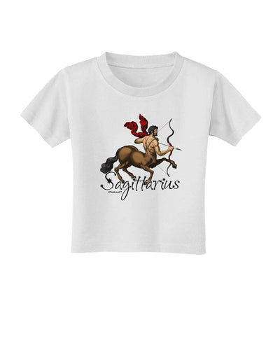 Sagittarius Color Illustration Toddler T-Shirt-Toddler T-Shirt-TooLoud-White-2T-Davson Sales