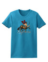 Sagittarius Color Illustration Womens Dark T-Shirt-TooLoud-Turquoise-X-Small-Davson Sales