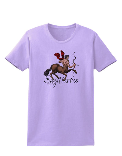 Sagittarius Color Illustration Womens T-Shirt-Womens T-Shirt-TooLoud-Lavender-X-Small-Davson Sales