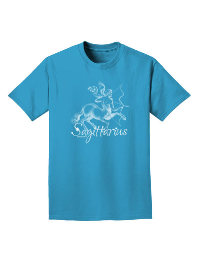 Sagittarius Illustration Adult Dark T-Shirt-Mens T-Shirt-TooLoud-Turquoise-Small-Davson Sales