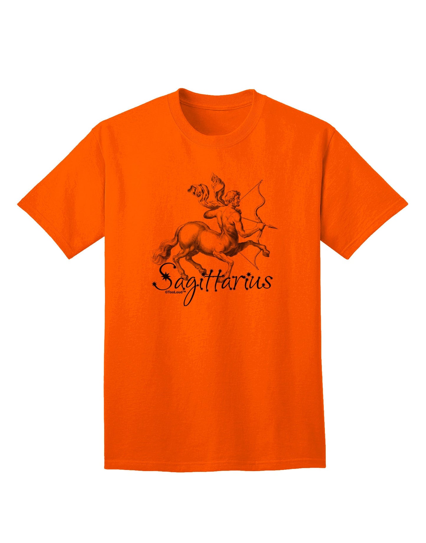Sagittarius Illustration Adult T-Shirt-Mens T-Shirt-TooLoud-Orange-Small-Davson Sales