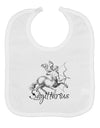 Sagittarius Illustration Baby Bib