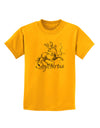 Sagittarius Illustration Childrens T-Shirt-Childrens T-Shirt-TooLoud-Gold-X-Small-Davson Sales