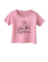 Sagittarius Illustration Infant T-Shirt-Infant T-Shirt-TooLoud-Candy-Pink-06-Months-Davson Sales