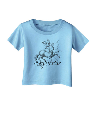 Sagittarius Illustration Infant T-Shirt-Infant T-Shirt-TooLoud-Aquatic-Blue-06-Months-Davson Sales