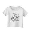 Sagittarius Illustration Infant T-Shirt-Infant T-Shirt-TooLoud-White-06-Months-Davson Sales