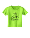 Sagittarius Illustration Toddler T-Shirt-Toddler T-Shirt-TooLoud-Lime-Green-2T-Davson Sales