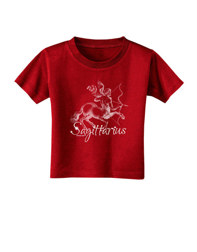 Sagittarius Illustration Toddler T-Shirt Dark-Toddler T-Shirt-TooLoud-Red-2T-Davson Sales