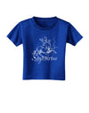 Sagittarius Illustration Toddler T-Shirt Dark-Toddler T-Shirt-TooLoud-Royal-Blue-2T-Davson Sales