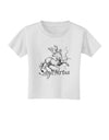 Sagittarius Illustration Toddler T-Shirt-Toddler T-Shirt-TooLoud-White-2T-Davson Sales