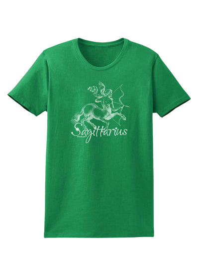 Sagittarius Illustration Womens Dark T-Shirt-TooLoud-Kelly-Green-X-Small-Davson Sales