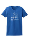 Sagittarius Illustration Womens Dark T-Shirt-TooLoud-Royal-Blue-X-Small-Davson Sales