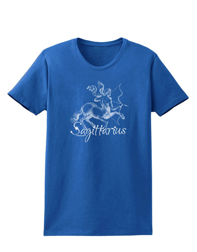 Sagittarius Illustration Womens Dark T-Shirt-TooLoud-Royal-Blue-X-Small-Davson Sales