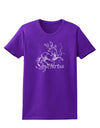 Sagittarius Illustration Womens Dark T-Shirt-TooLoud-Purple-X-Small-Davson Sales