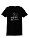 Sagittarius Illustration Womens Dark T-Shirt-TooLoud-Black-X-Small-Davson Sales