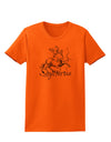 Sagittarius Illustration Womens T-Shirt-Womens T-Shirt-TooLoud-Orange-X-Small-Davson Sales