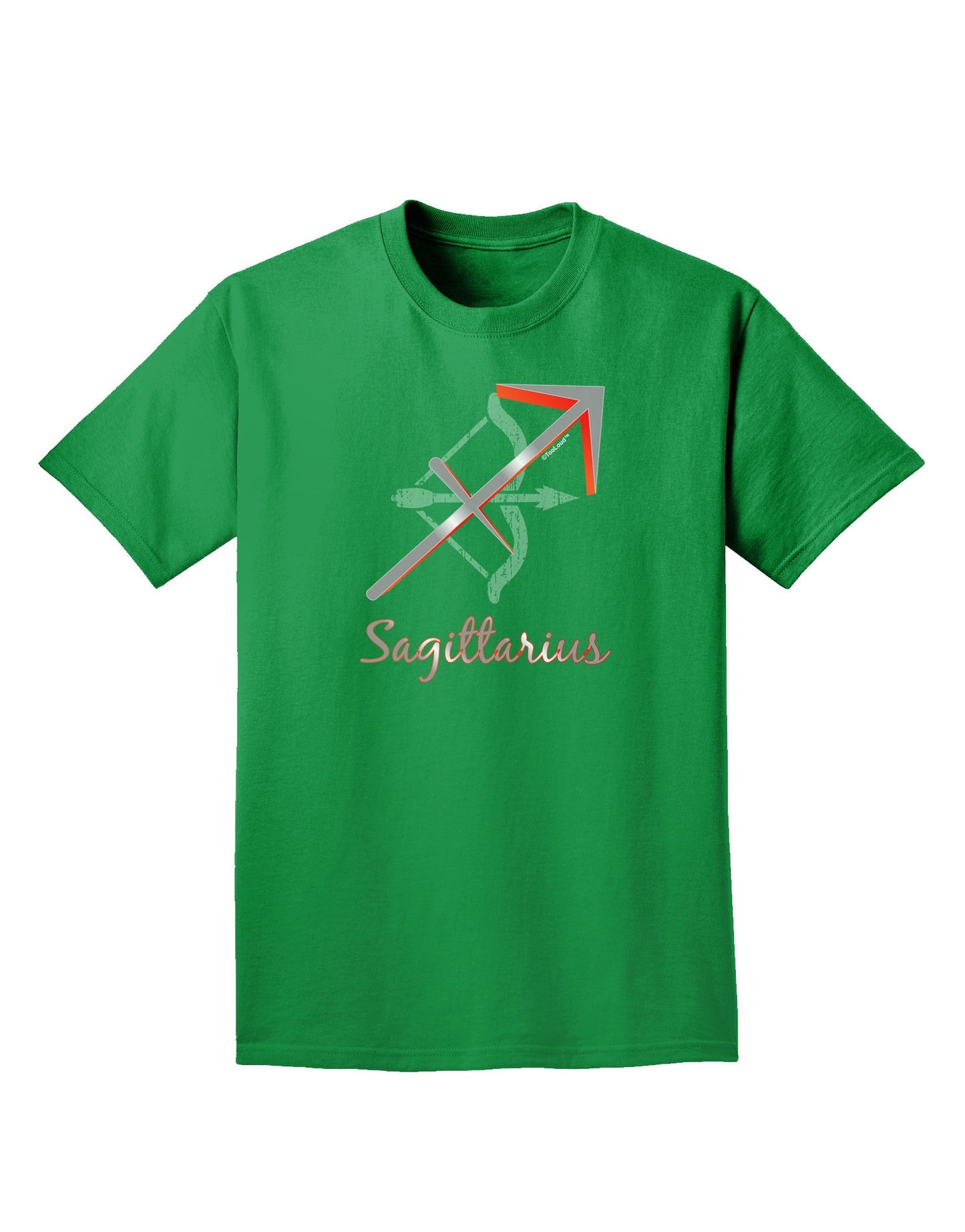 Sagittarius Symbol Adult Dark T-Shirt-Mens T-Shirt-TooLoud-Kelly-Green-Small-Davson Sales