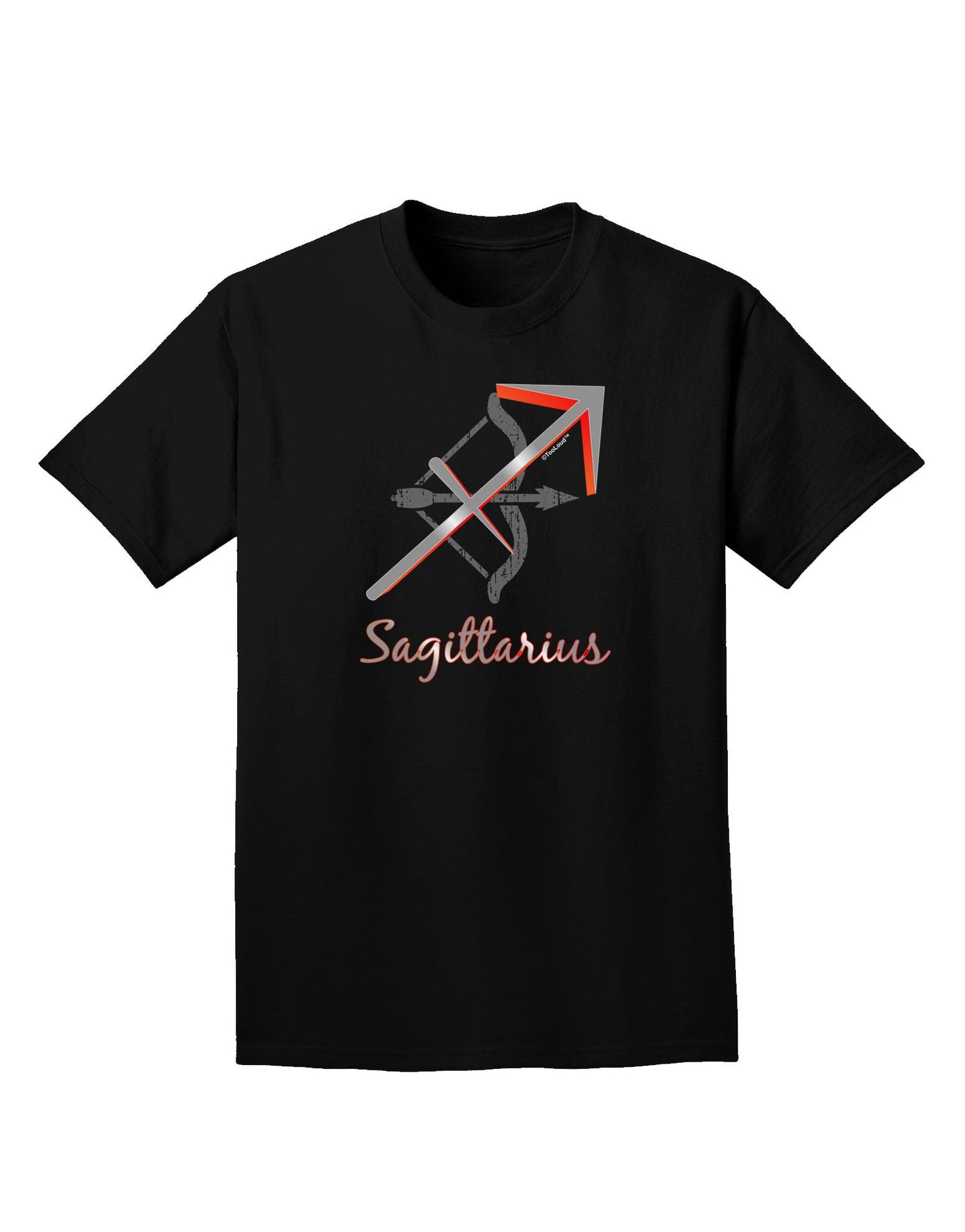 Sagittarius Symbol Adult Dark T-Shirt-Mens T-Shirt-TooLoud-Black-Small-Davson Sales