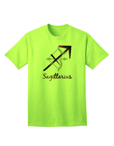 Sagittarius Symbol Adult T-Shirt-unisex t-shirt-TooLoud-Neon-Green-Small-Davson Sales