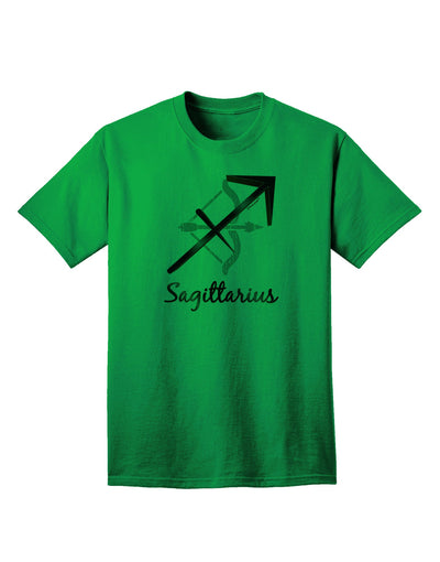 Sagittarius Symbol Adult T-Shirt-unisex t-shirt-TooLoud-Kelly-Green-Small-Davson Sales