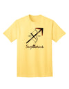 Sagittarius Symbol Adult T-Shirt-unisex t-shirt-TooLoud-Yellow-Small-Davson Sales