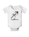 Sagittarius Symbol Baby Romper Bodysuit-Baby Romper-TooLoud-White-06-Months-Davson Sales