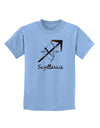 Sagittarius Symbol Childrens T-Shirt-Childrens T-Shirt-TooLoud-Light-Blue-X-Small-Davson Sales