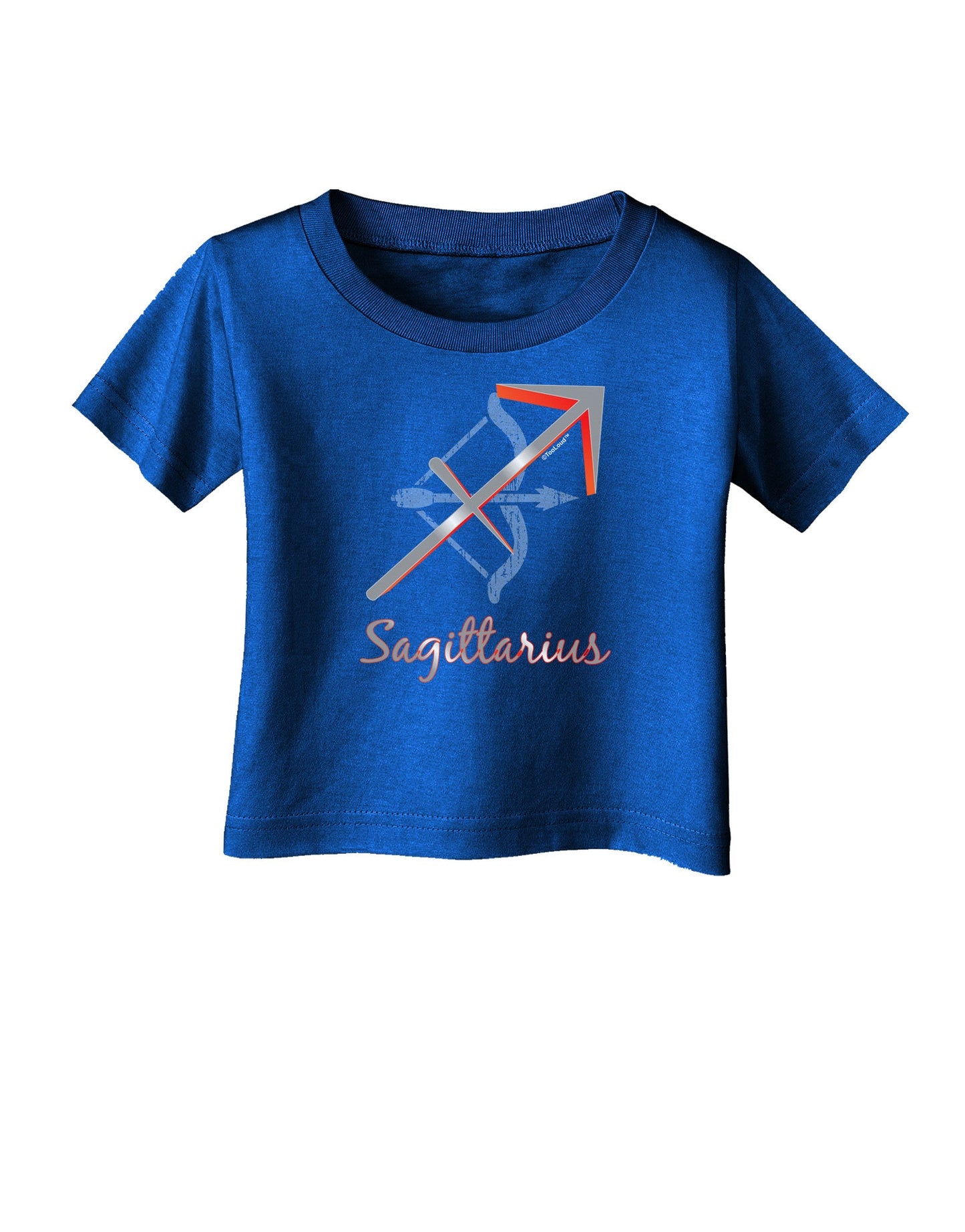 Sagittarius Symbol Infant T-Shirt Dark-Infant T-Shirt-TooLoud-Royal-Blue-06-Months-Davson Sales