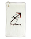 Sagittarius Symbol Micro Terry Gromet Golf Towel 16 x 25 inch-Golf Towel-TooLoud-White-Davson Sales