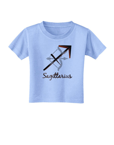 Sagittarius Symbol Toddler T-Shirt-Toddler T-Shirt-TooLoud-Aquatic-Blue-2T-Davson Sales