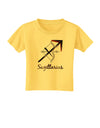 Sagittarius Symbol Toddler T-Shirt-Toddler T-Shirt-TooLoud-Yellow-2T-Davson Sales