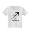 Sagittarius Symbol Toddler T-Shirt-Toddler T-Shirt-TooLoud-White-2T-Davson Sales