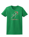 Sagittarius Symbol Womens Dark T-Shirt-TooLoud-Kelly-Green-X-Small-Davson Sales