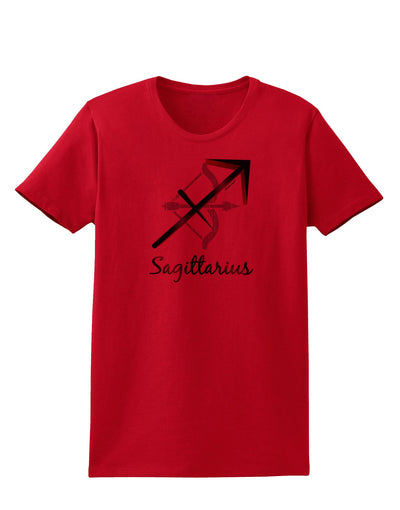 Sagittarius Symbol Womens T-Shirt-Womens T-Shirt-TooLoud-Red-X-Small-Davson Sales