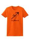 Sagittarius Symbol Womens T-Shirt-Womens T-Shirt-TooLoud-Orange-X-Small-Davson Sales