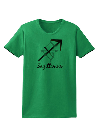 Sagittarius Symbol Womens T-Shirt-Womens T-Shirt-TooLoud-Kelly-Green-X-Small-Davson Sales