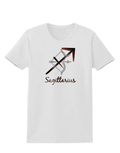 Sagittarius Symbol Womens T-Shirt-Womens T-Shirt-TooLoud-White-X-Small-Davson Sales