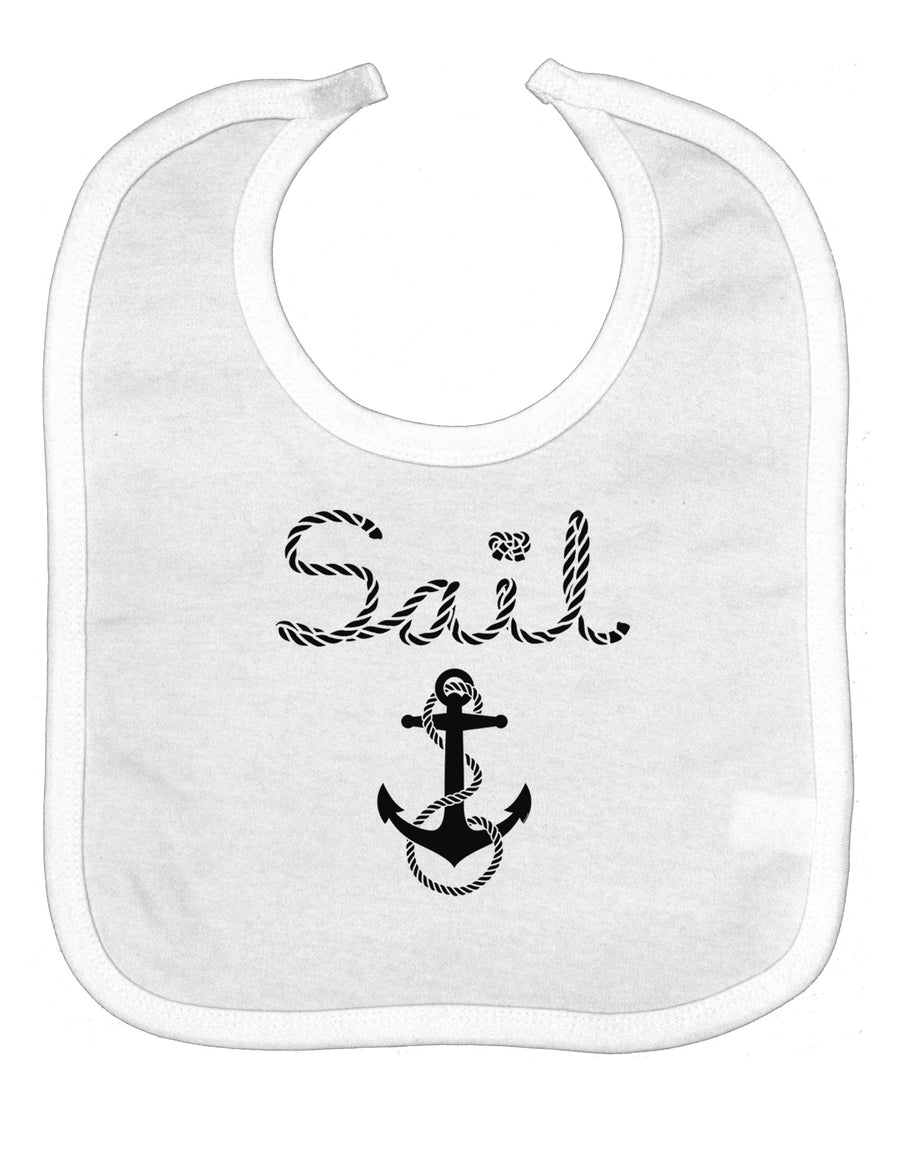 Sail Nautical Sailor Boating Baby Bib