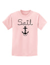 Sail Nautical Sailor Boating Childrens T-Shirt-Childrens T-Shirt-TooLoud-PalePink-X-Small-Davson Sales