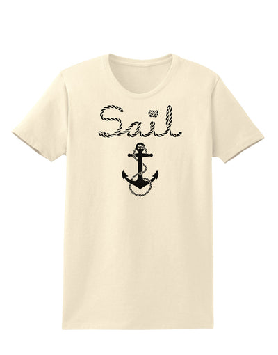 Sail Nautical Sailor Boating Womens T-Shirt-Womens T-Shirt-TooLoud-Natural-X-Small-Davson Sales