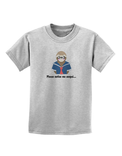 Sailor Sloth Childrens T-Shirt-Childrens T-Shirt-TooLoud-AshGray-X-Small-Davson Sales