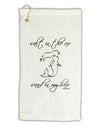 Salt in the Air Sand in My Hair - Mermaid Micro Terry Gromet Golf Towel 16 x 25 inch-Golf Towel-TooLoud-White-Davson Sales