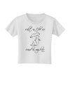 Salt in the Air Sand in My Hair - Mermaid Toddler T-Shirt-Toddler T-Shirt-TooLoud-White-2T-Davson Sales
