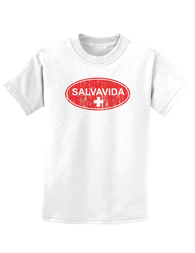 Salvavida Childrens T-Shirt-Childrens T-Shirt-TooLoud-Salvavida White-X-Small-Davson Sales